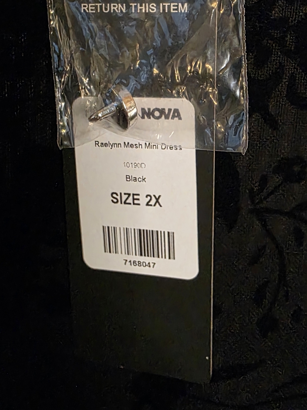 Fashion Nova Raelynn Mesh Mini Dress Sz 2X - Picture 2 of 4
